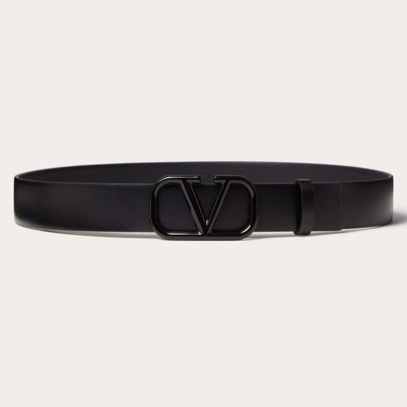 VALENTINO 발렌티노 브이로고 시그니처 유광 송아지 가죽 벨트 (30mm) 3COLOR