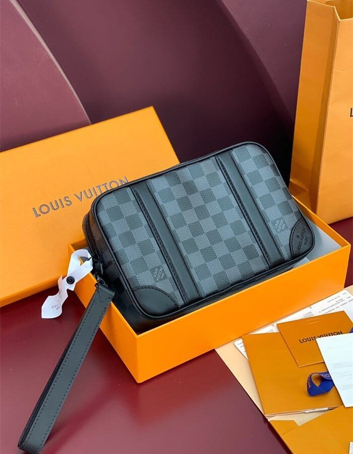LOUIS VUITTON 루이비통 피엘부티크 포쉐트 카사이 클러치백 N82076