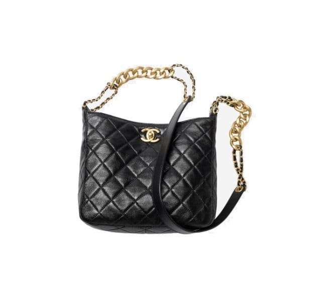 CHANEL 샤넬 스몰 로고 캐비어 호보백 AS3223 4COLOR