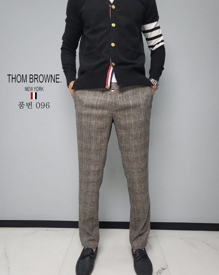 THOM BROWNE 톰브라운 체크 슬렉스