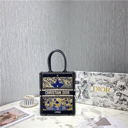 DIOR 디올 미니 북 토트백 D68810-1