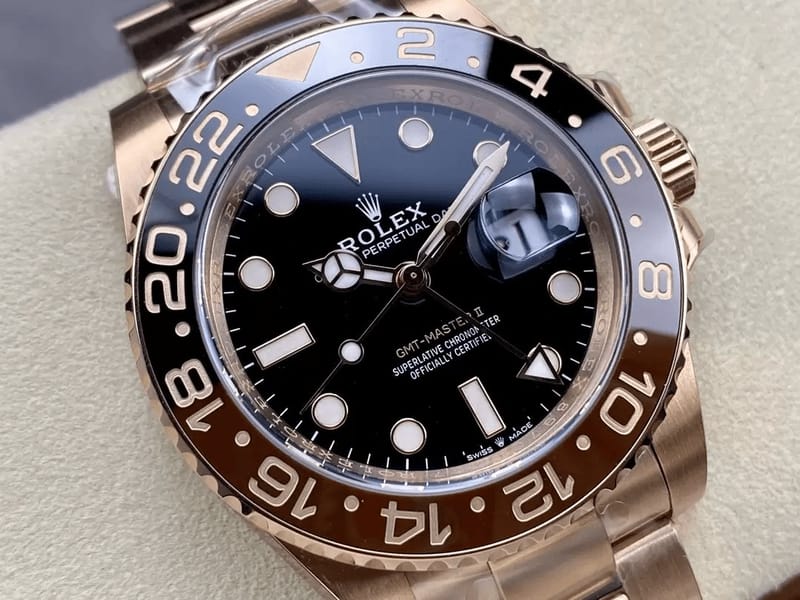 ROLEX 로렉스 GMT마스터2 루트비어 금통 검판