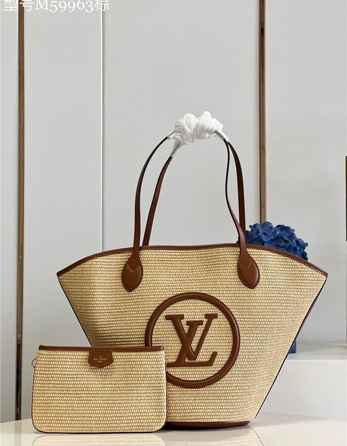 LOUIS VUITTON 루이비통 라피아 선 잭 팩 M59963