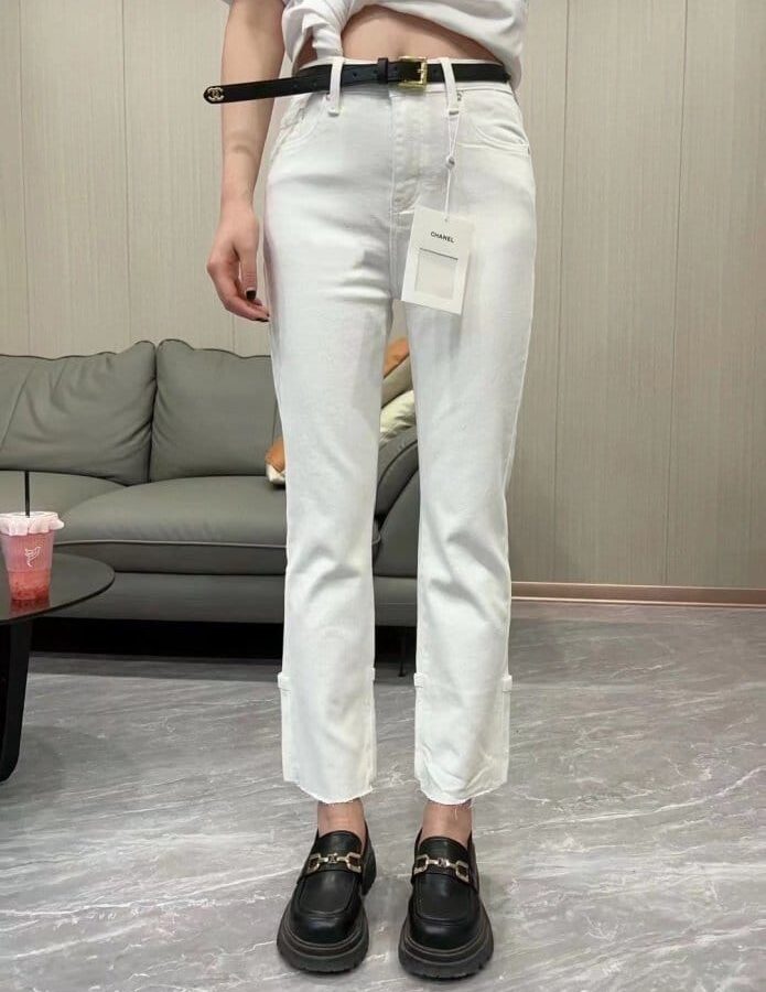 CHANEL 샤넬 체인벨트 바지