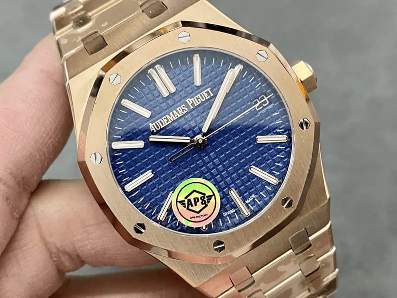 AUDEMARS PIGUET 오데마피게 로얄오크 50주년 한정판 금통 청판 41mm 15510
