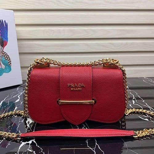 PRADA 프라다 시도니 레더 숄더백 1BD219-2
