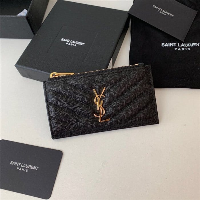 SAINT LAURENT 생로랑 카드지갑 (금장/은장)