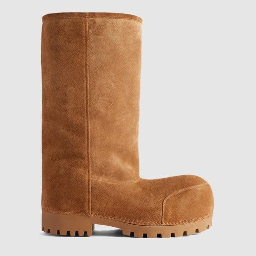 BALENCIAGA 발렌시아가 여성용 부츠 알래스카 퍼 하이 부츠 802205