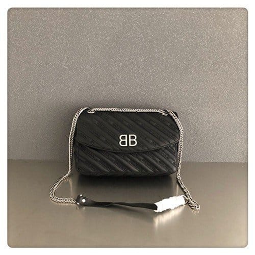 BALENCIAGA 발렌시아가 BB 라운드 체인 숄더백 B90080