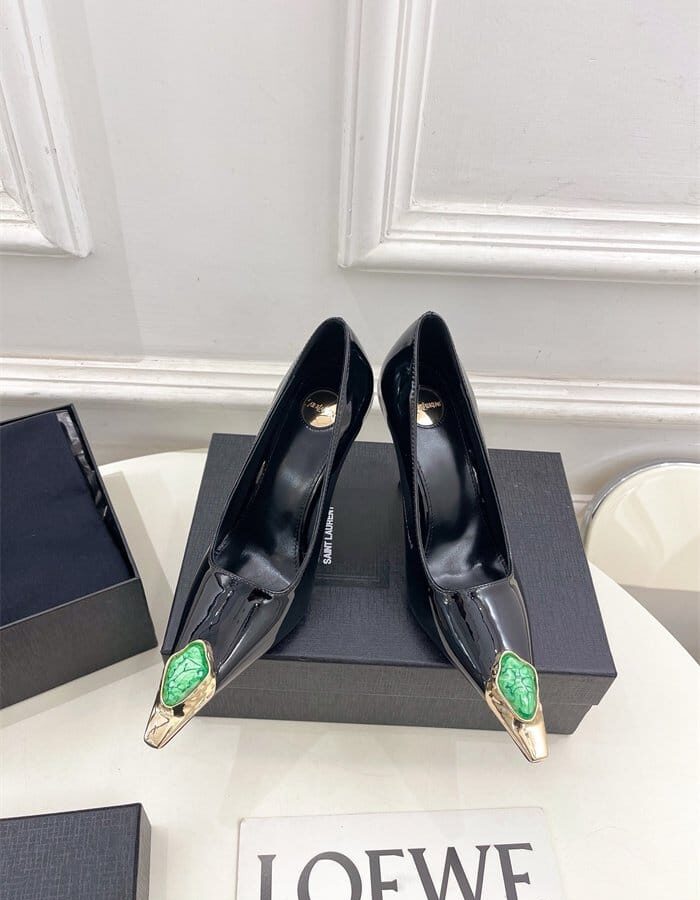 SAINT LAURENT 생로랑 여성용 힐 (굽높이10.5CM) Y78572-1 2024/신상 2COLOR