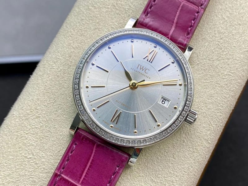 IWC 아이더블유씨 포르토피노 다이아베젤 실버 그레이다이얼