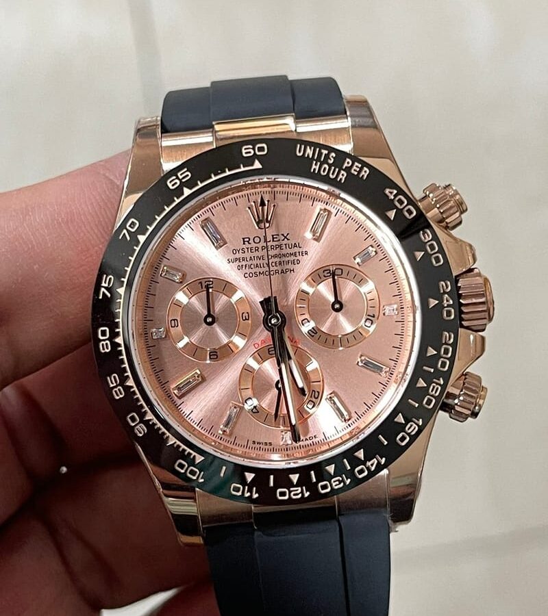 ROLEX 로렉스 데이토나 로즈골드 핑크 다이얼 116515-0021