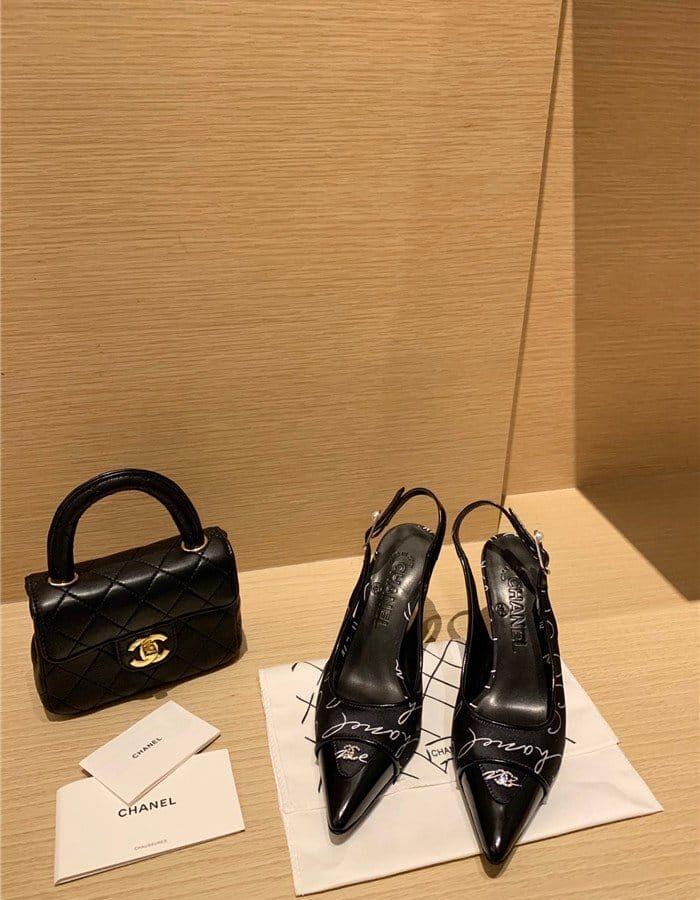 CHANEL 샤넬 샌들 힐 (힐높이7CM) C31010