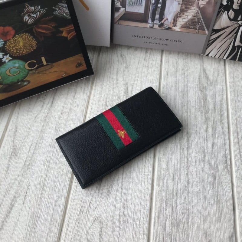 GUCCI 구찌 클래식 로고 지퍼 장지갑 / 장지갑