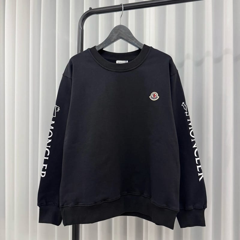 MONCLER 몽클레어 소매 더블로고 맨투맨 2COLOR