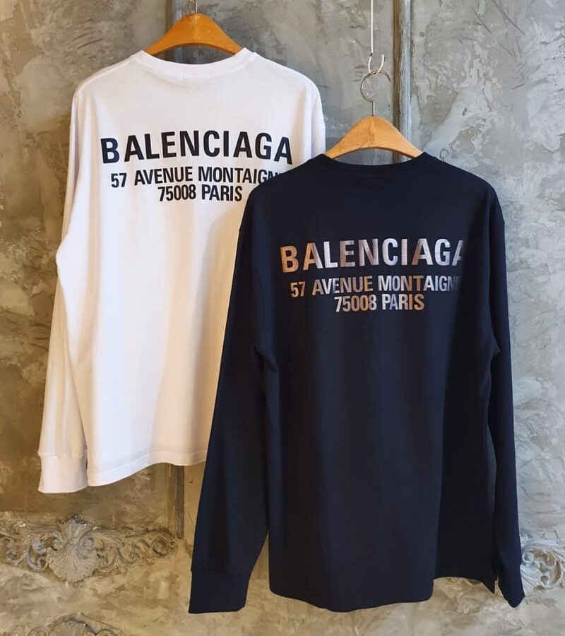 BALENCIAGA 발렌시아가 호일 옆트임 긴팔
