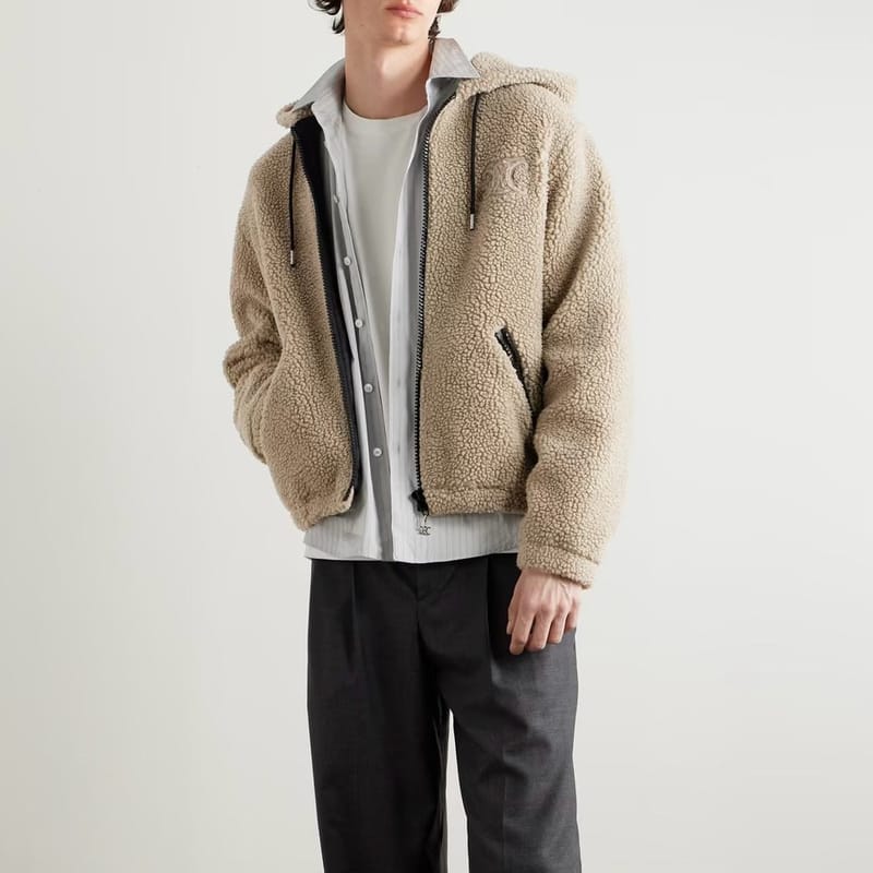 CELINE 셀린느 울 코튼 플리스 후드 자켓 2COLOR