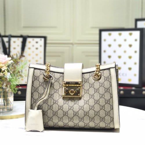 GUCCI 패드락 숄더백 498156