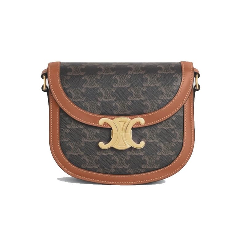 CELINE 셀린느 틴 베사체 트리오페 캔버스 크로스백 C69501