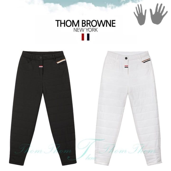 THOM BROWNE 톰브라운 패딩 조거 팬츠
