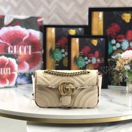 GUCCI 구찌 GG 마몬트 체인 숄더백 446744 신상
