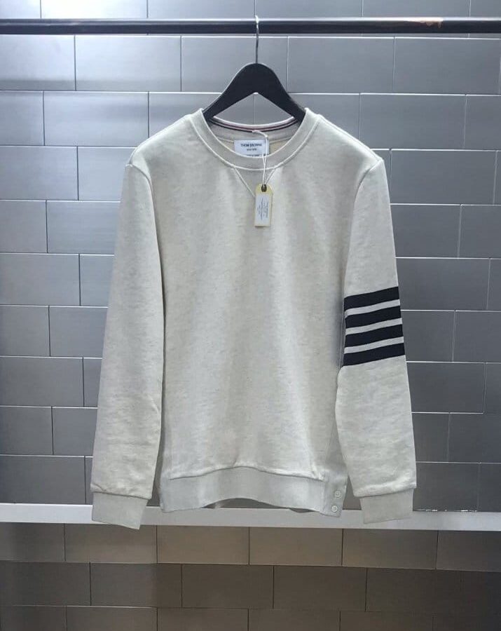 THOM BROWNE 톰브라운 사선완장 스웻 맨투맨