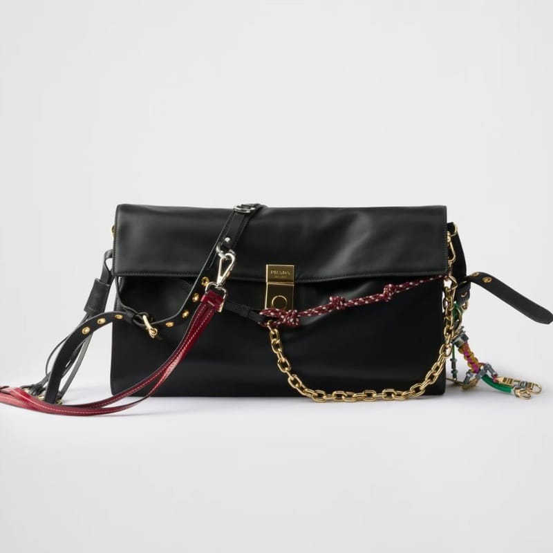 PRADA 프라다 소프트 사운드 가죽 숄더백 1BD379 2COLOR