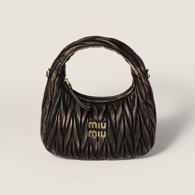 MIUMIU 미우미우 완더 마테라쎄 나파 가죽백 5BC125