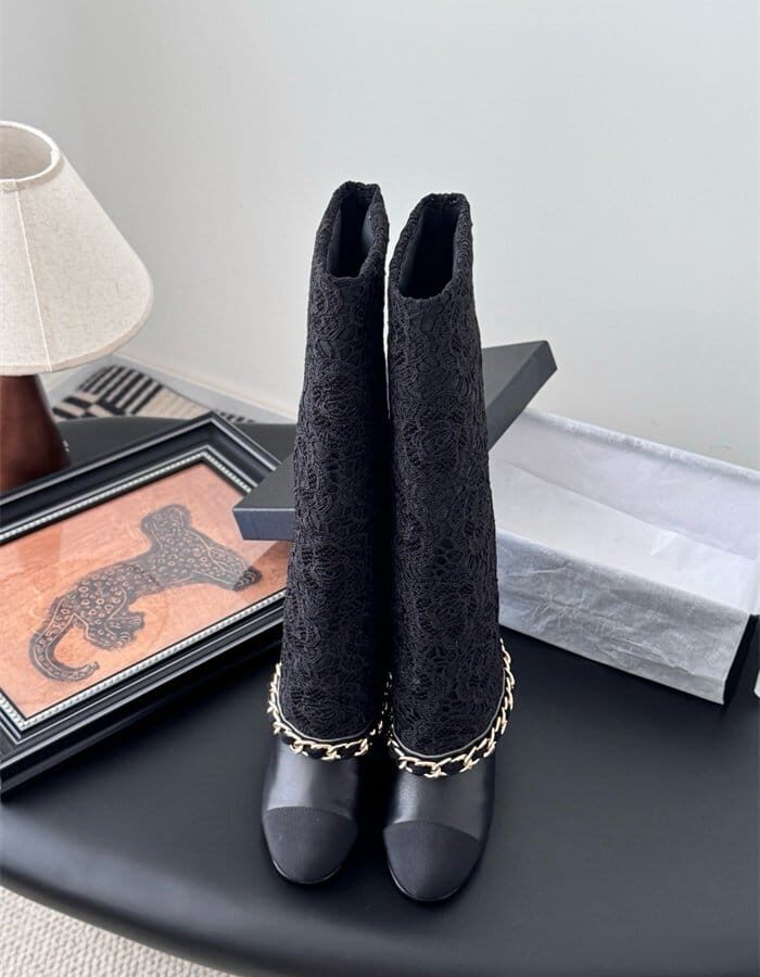 CHANEL 샤넬 여성용 부츠 (굽높이7CM) C68292 2COLOR