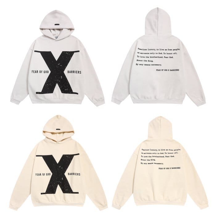 FEAR OF GOD 피어오브갓 880 배리어스 월드와이드 플리스 후드