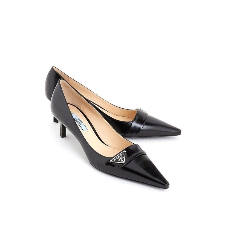 PRADA 프라다 삼각로고 펌프스 힐 P691001 2COLOR