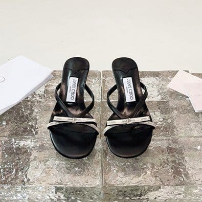 JIMMY CHOO 지미추 여성용 슬리퍼 (굽높이4.5CM) J86649 2COLOR