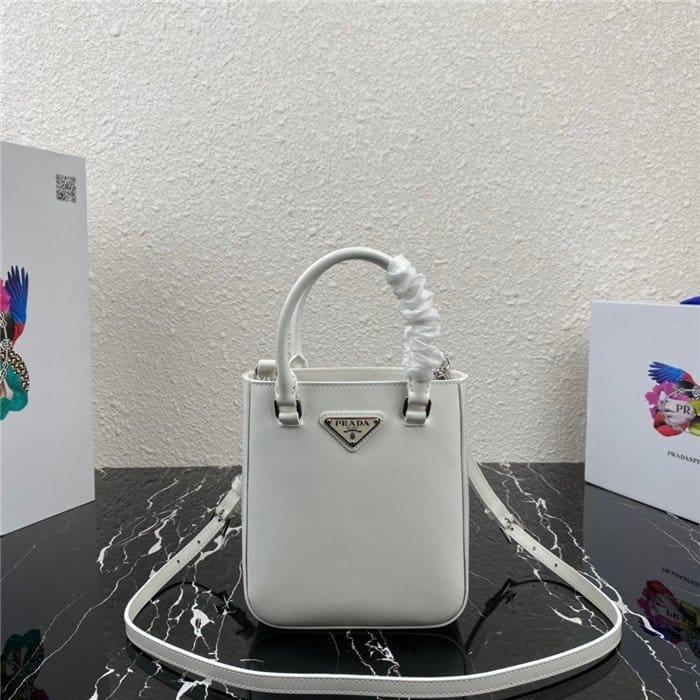 PRADA 프라다 브러시드 미니 토트백 1BA331 2COLOR