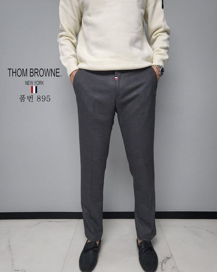 THOM BROWNE 톰브라운 그레이 슬렉스 (895)