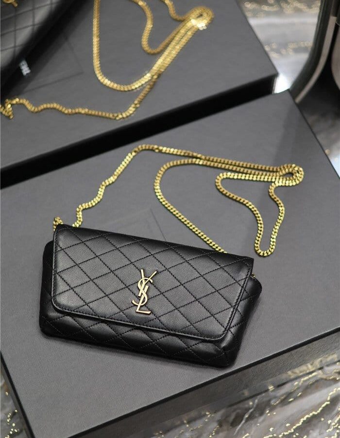 SAINT LAURENT 생로랑 미니 체인 폰백 Y742579