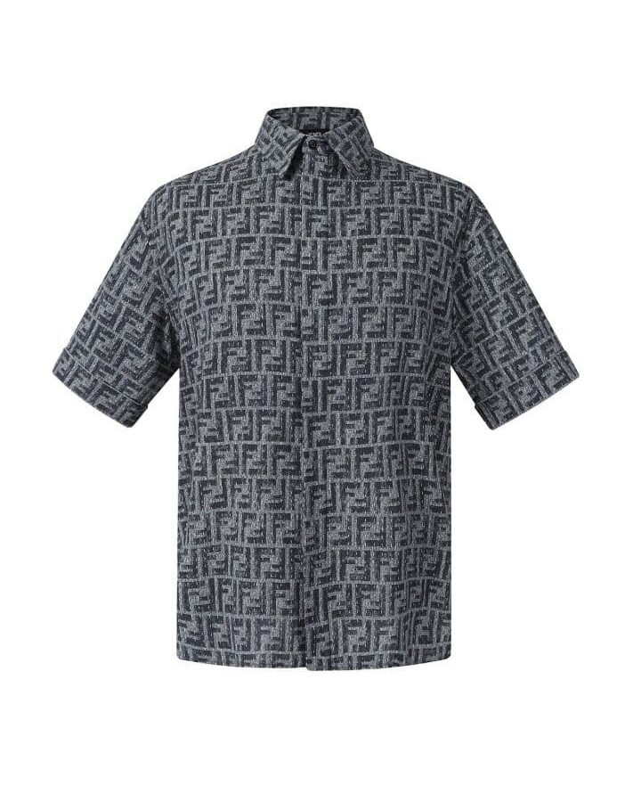 FENDI 펜디 올오버 그래피티 쇼트 슬리브 셔츠