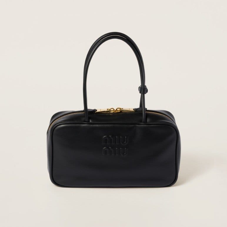 MIUMIU 미우미우 보 가죽 탑 핸들백 5BB172 3COLOR