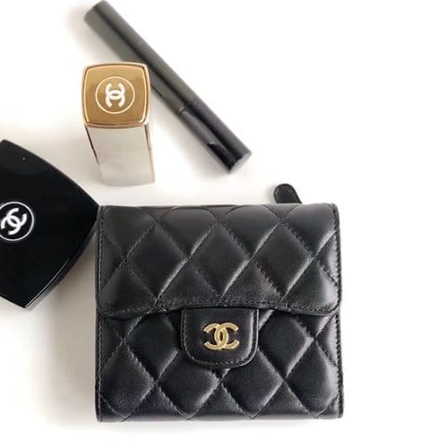 CHANEL 샤넬 지갑 램스킨 AS5060