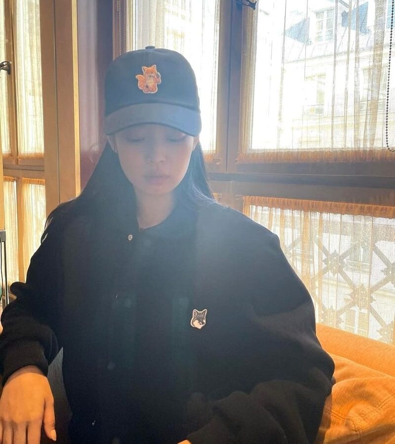 MAISON KITSUNE 메종키츠네 그레이폭스 울 블루종