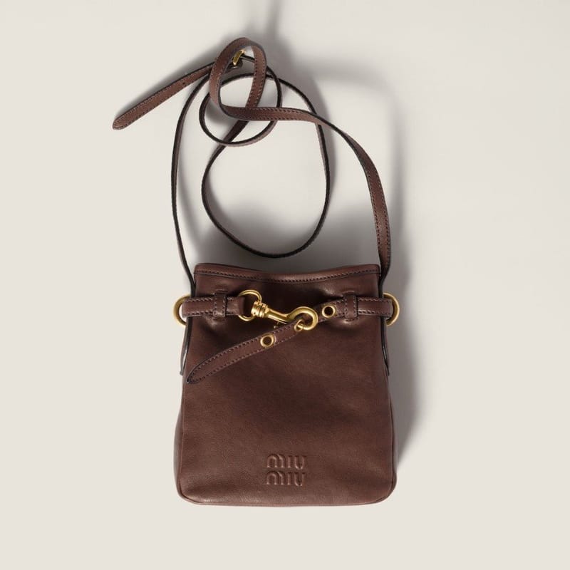 MIUMIU 미우미우 나파 가죽 파우치 5NR461 2COLOR