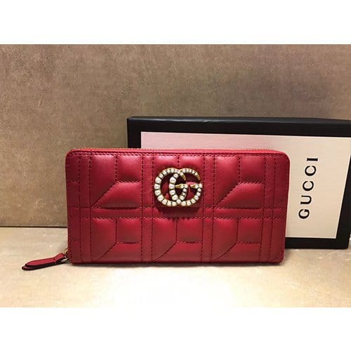 GUCCI 구찌 마몬트 지퍼 장지갑 448087-7