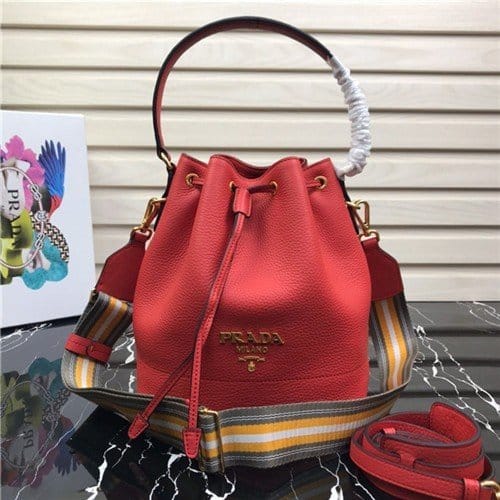 PRADA 프라다 비텔로 다이노 버킷백 1BE018-4