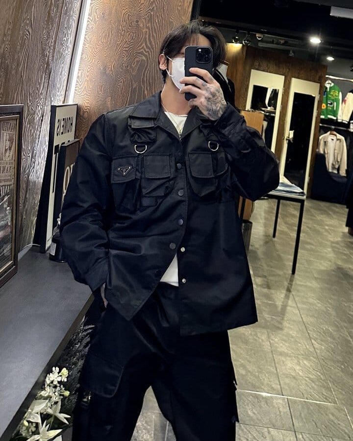 PRADA 프라다 멀티 포켓 셔츠 자켓