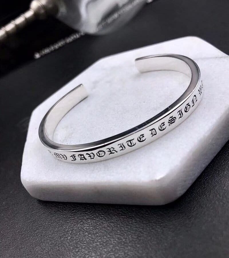 CHROME HEARTS 크롬하츠 남녀공용 925실버 팔찌