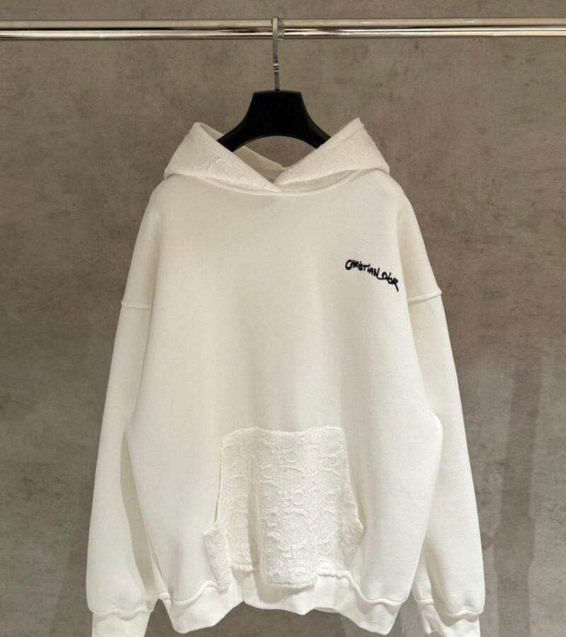 DIOR 디올 레터링 자수 오블리크 후드 3COLOR