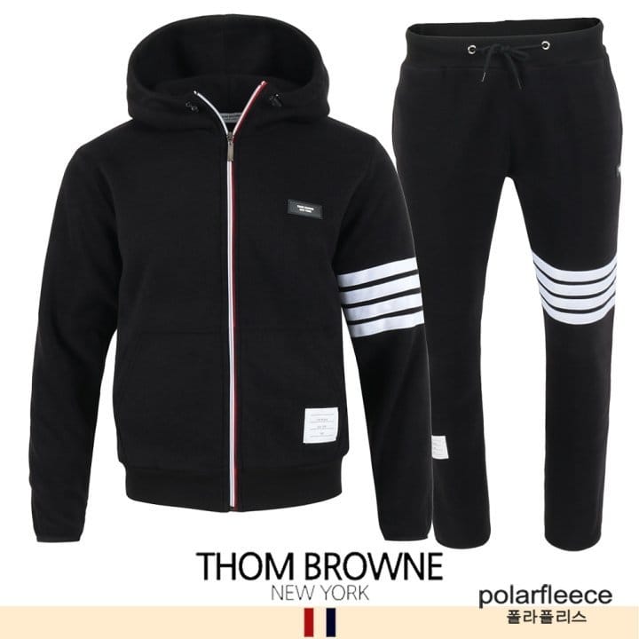 THOM BROWNE 톰브라운 4바 로고 폴라폴리스 셋업