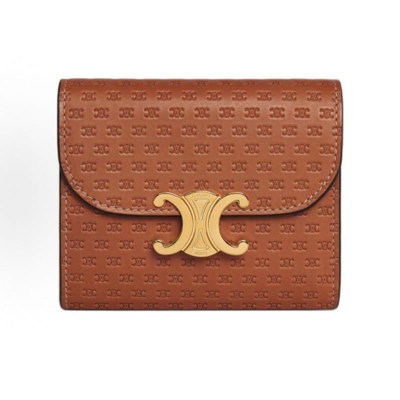 CELINE 셀린느 트리옹프 반지갑 10D783