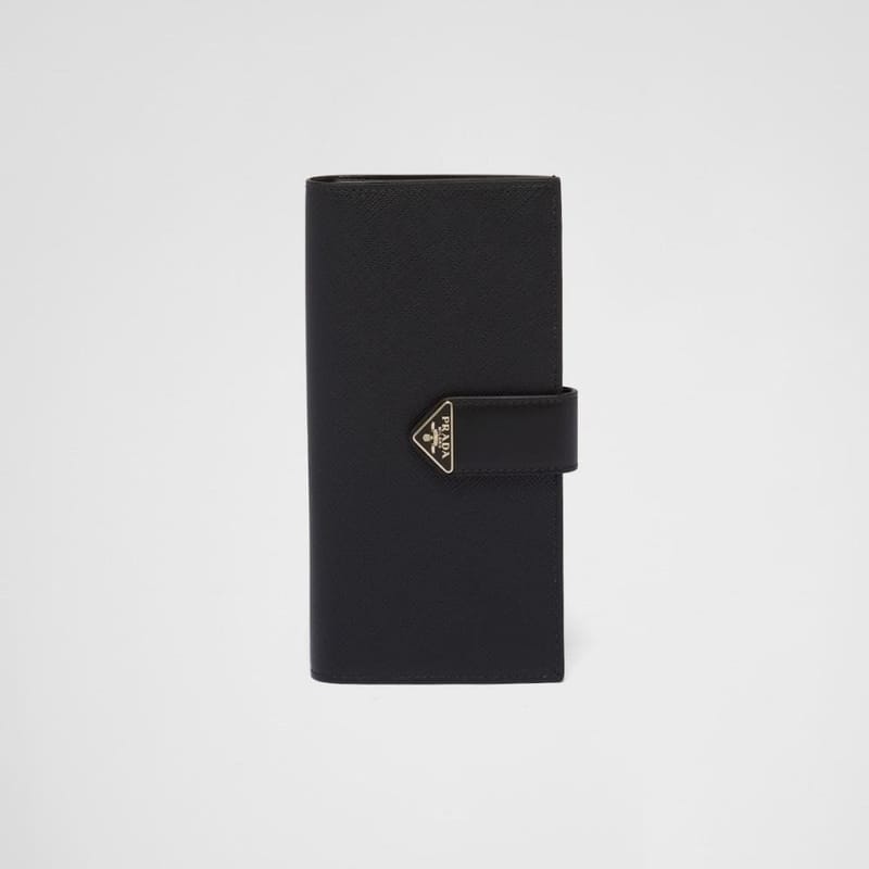 PRADA 프라다 사피아노 및 가죽 장지갑 1MV025