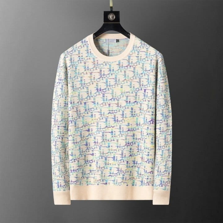 DIOR 디올 오블리크 패턴 니트